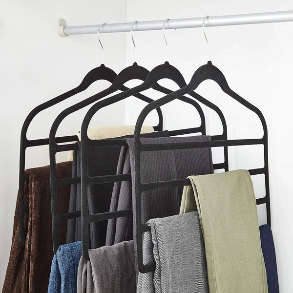 Multi-layer Velvet Pants Hangers