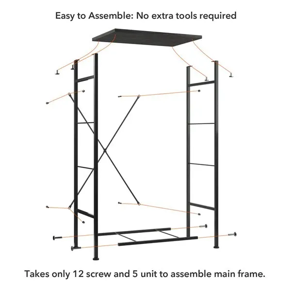 4 Drawers Storage Dresser