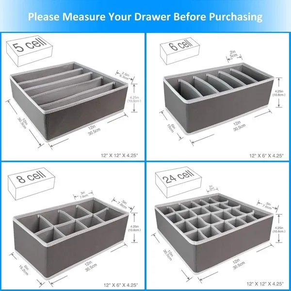 Foldable Drawer Organizer