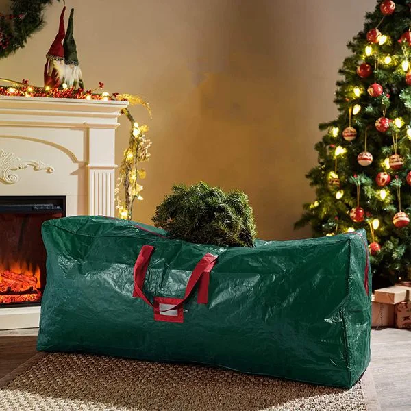 Dual Zipper christmas tree storage bag