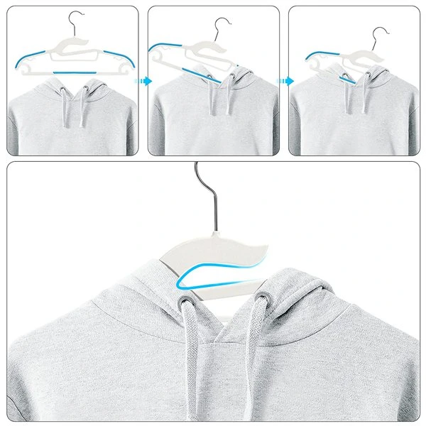 Plastic Hangers with Non-Slip Pads