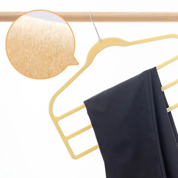 Stylish 3-Tier Velvet pant hanger