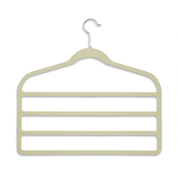 Stylish 3-Tier Velvet pant hanger