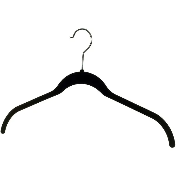 Coat flocking hanger 