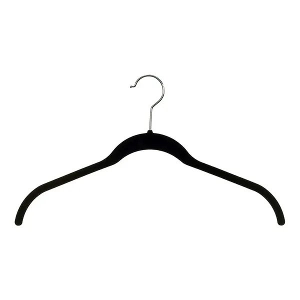 Coat flocking hanger 