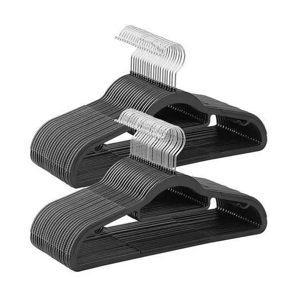 Heavy-Duty with Non-Slip Plastic Hangers