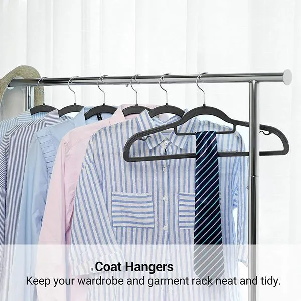 Heavy-Duty with Non-Slip Plastic Hangers