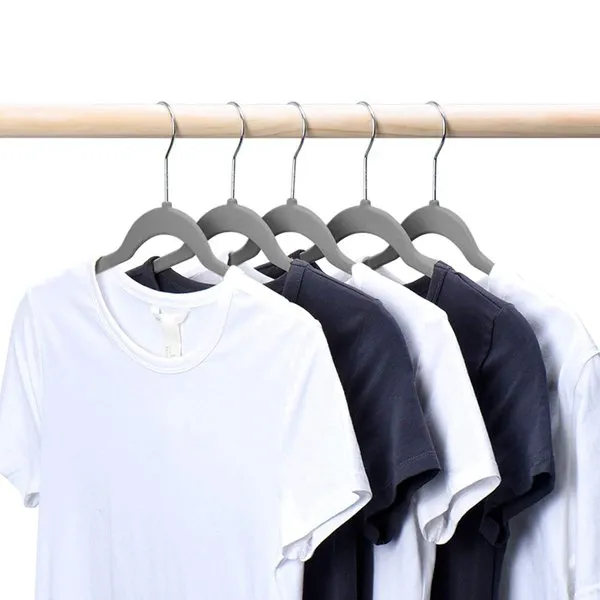 Non Slip Velvet Pants Hangers with Clips