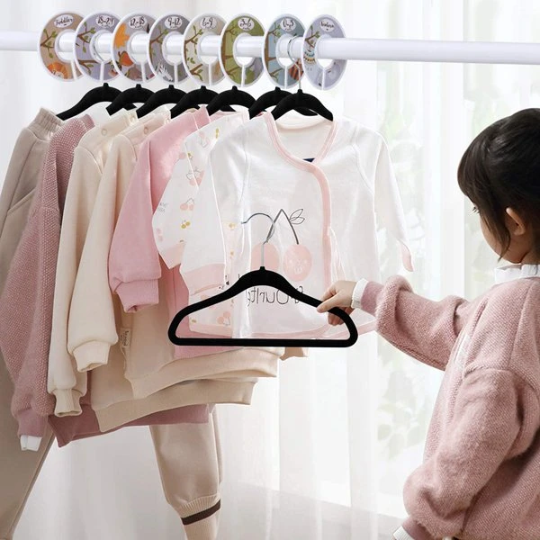 11.8" Nonslip Velvet Children cloth Hangers