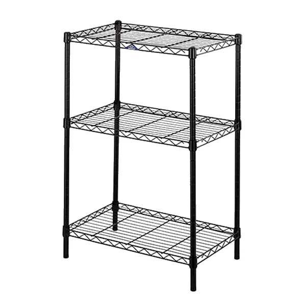 Storage Rack Wire Shelf 3 Tier Mini Steel Shelf