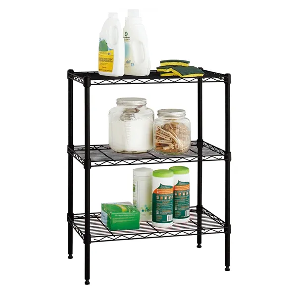 Storage Rack Wire Shelf 3 Tier Mini Steel Shelf