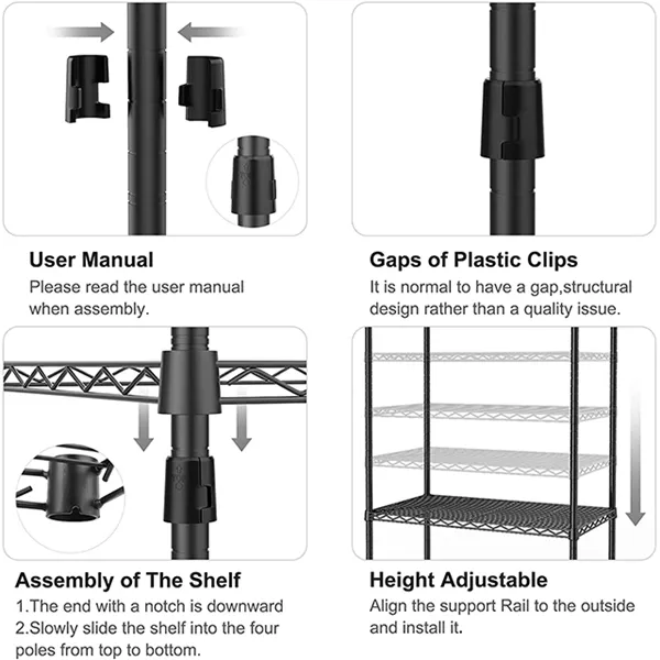 Independent Metal Wardrobe Storage Rack