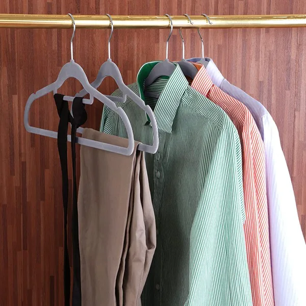 Velvet clothes hangers for Flocked hanger(图7)